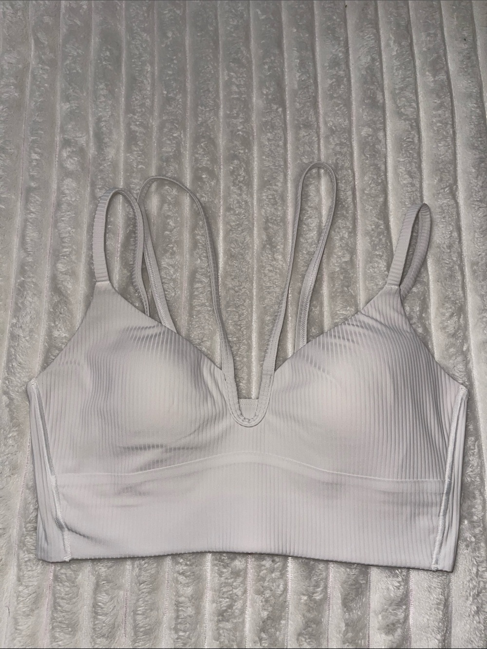 Lululemon Like a Cloud Strappy Longline Ribbed Bra *Light Support